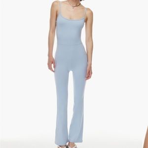 Aritzia Divinity Flair Jumpsuit Light Blue